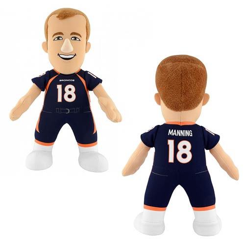 NFL Denver Broncos Peyton Manning Blue Jersey 10-Inch Plush Figure